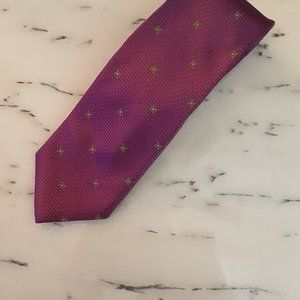 CANALI PRINTED SILK NECKTIE